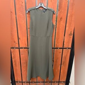 Theory classic Crepe Dress size 8 Green Sage NWT